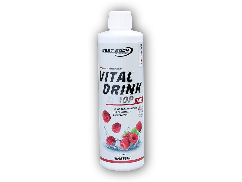 Best Body Nutrition Vital drink Zerop 500ml Varianta: citron s limetou + DÁREK ZDARMA