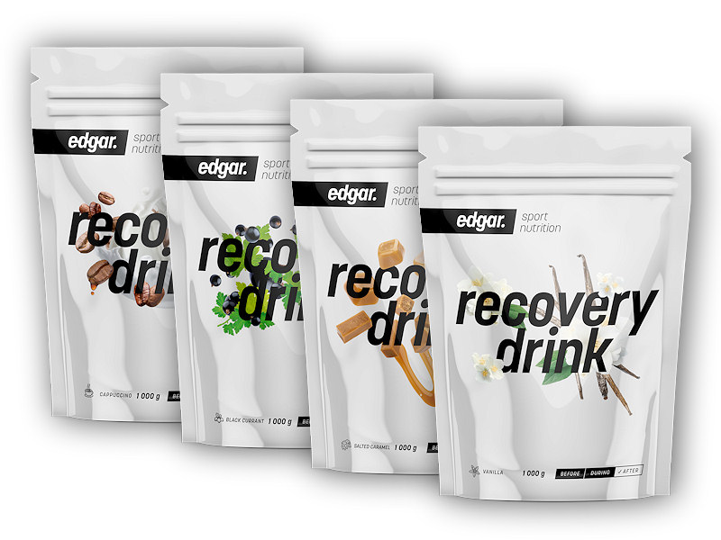 Edgar Recovery Drink by Edgar 1000g + šťavnatá tyčinka ZDARMA Varianta: vanilka + DÁREK ZDARMA