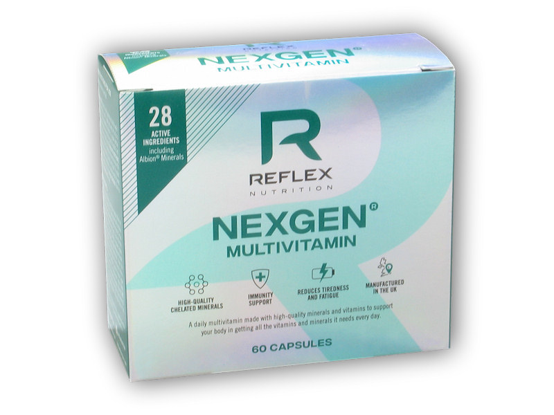 Reflex Nutrition Nexgen 60 kapslí AKCE + DÁREK ZDARMA