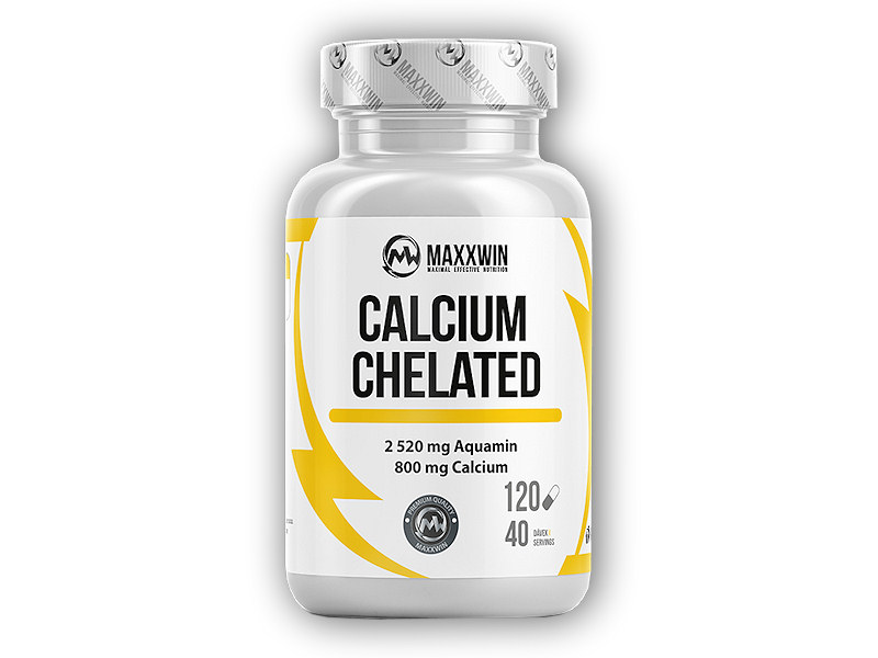 MAXXWIN Calcium Chelated 120 kapslí + DÁREK ZDARMA