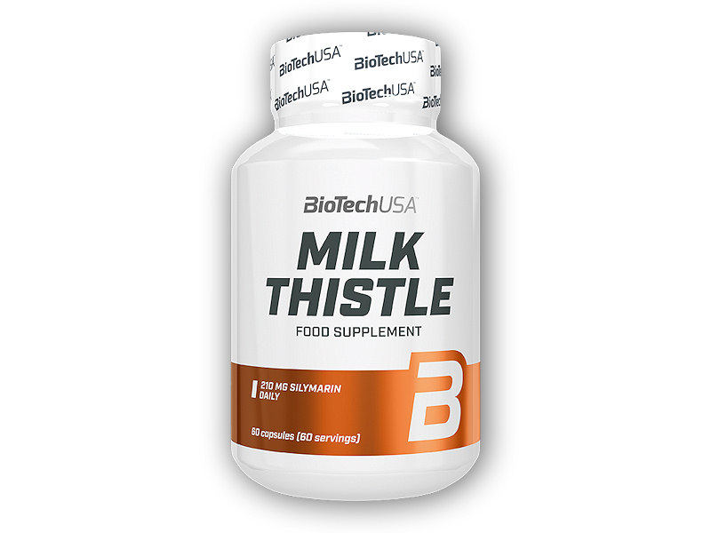 BioTech USA Milk Thistle 60 kapslí + DÁREK ZDARMA