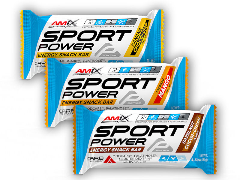 Amix Performance Series Sport Power Energy Snack Bar 45g Varianta: hazelnut cocoa-cream