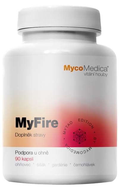 MycoMedica MyFire 90 kapslí + šťavnatá tyčinka ZDARMA + DÁREK ZDARMA