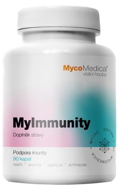 MycoMedica MyImmunity 90 kapslí + šťavnatá tyčinka ZDARMA + DÁREK ZDARMA