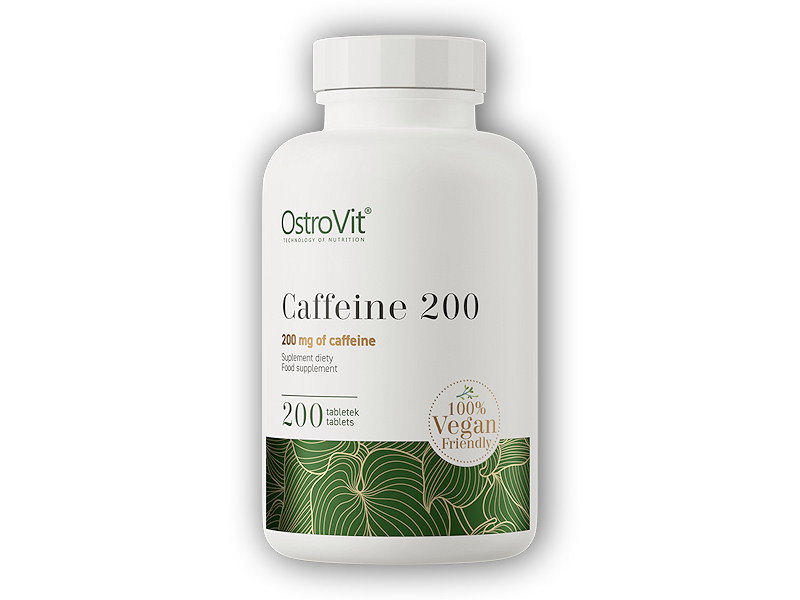 Ostrovit Caffeine 200 mg VEGE 200 tablet + DÁREK ZDARMA