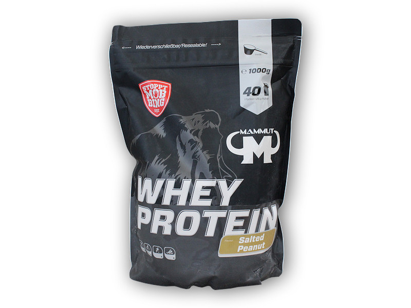 Mammut Nutrition Whey protein 1000g + šťavnatá tyčinka ZDARMA Varianta: brownie + DÁREK ZDARMA
