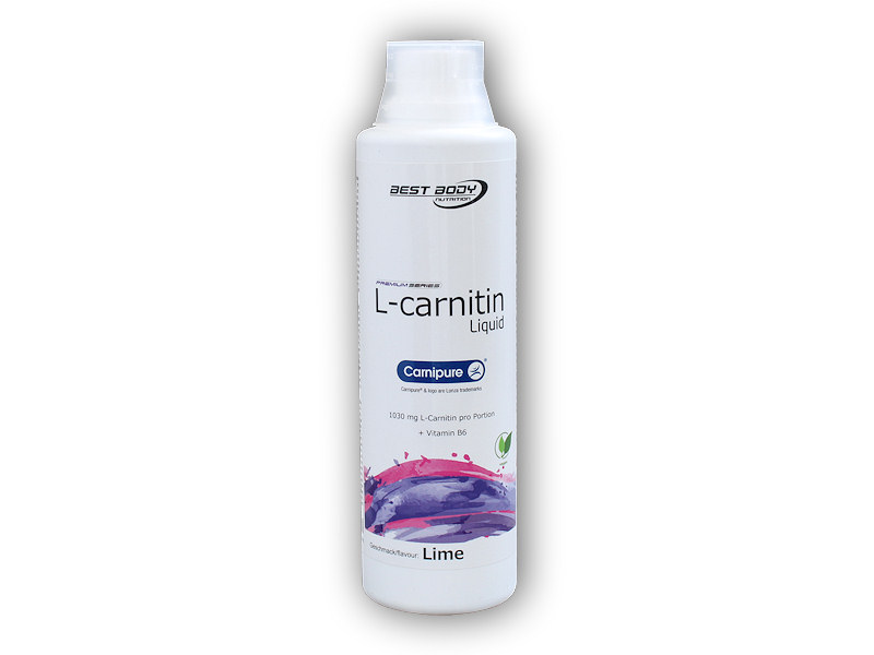 Best Body Nutrition L-carnitine liquid 500ml Varianta: lime + DÁREK ZDARMA