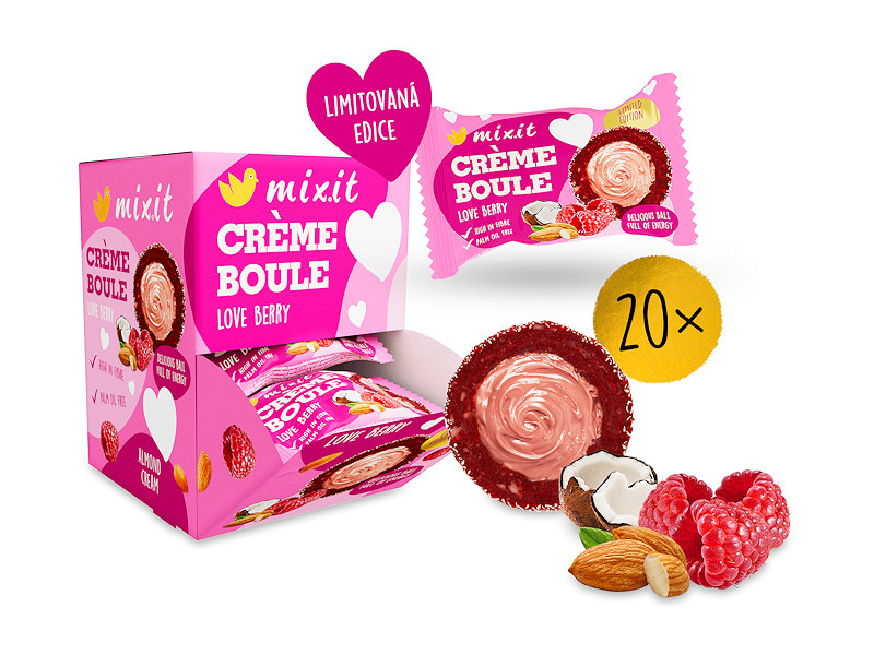 Mixit Creme boule - Love Berry 30g + DÁREK ZDARMA