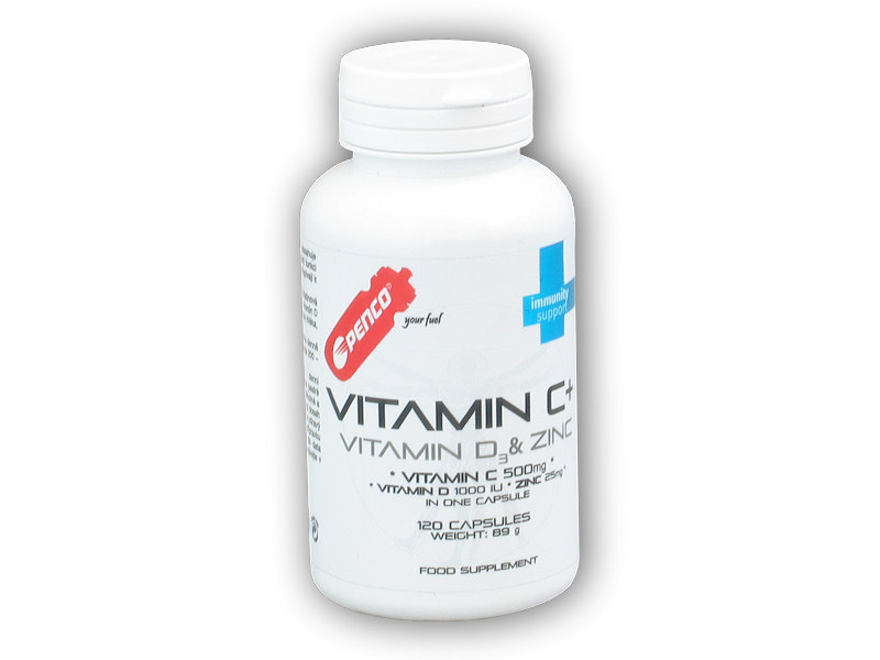 Penco Vitamín C plus D3+Zinc 120 kapslí + DÁREK ZDARMA