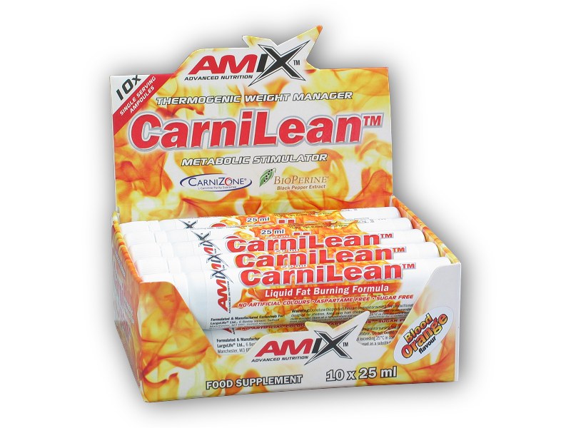 Amix CarniLean 10 ampulí Varianta: blood orange + DÁREK ZDARMA