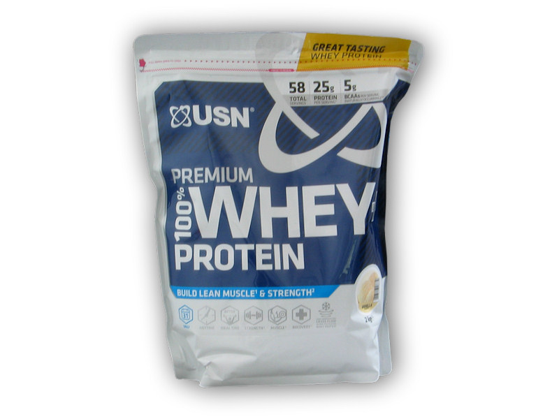 USN 100% Whey Protein premium BAG 2000g + šťavnatá tyčinka ZDARMA Varianta: čokoláda + DÁREK ZDARMA