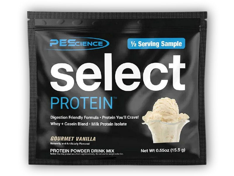 PEScience Select Protein 15,5g - AKCE Varianta: gourmet vanilla