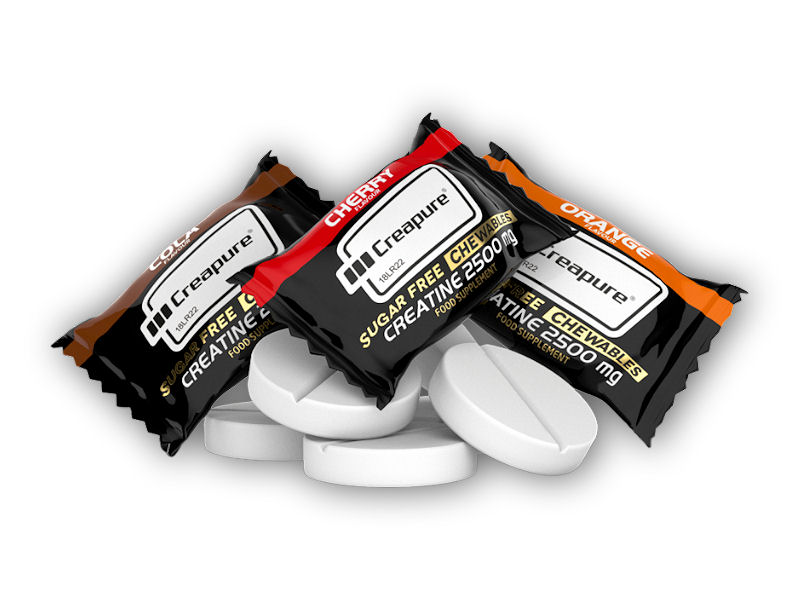 Amix Black Line Black Line Creatine Creapure 2500mg 1x Chewable Tab Zero Sugar Multi - AKCE