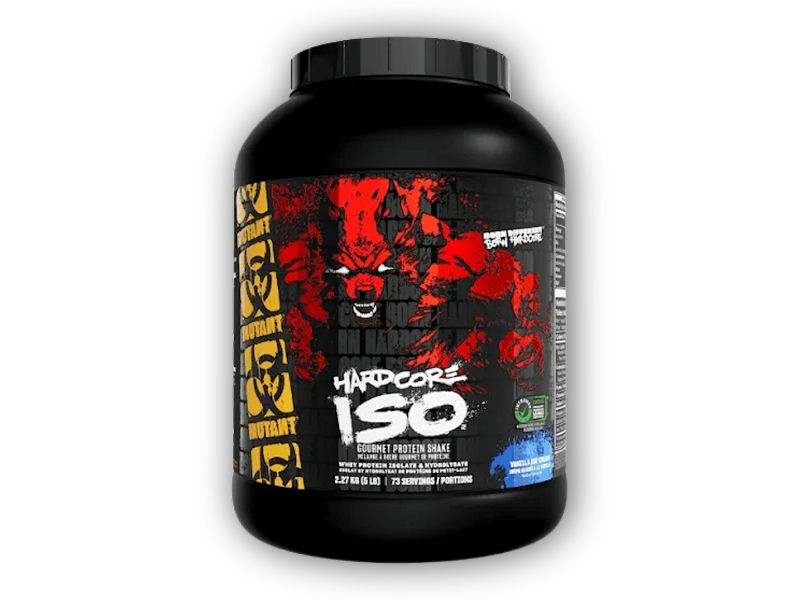Mutant Mutant Hardcore Iso 2270g Varianta: strawberry milkshake