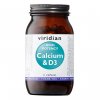 Viridian High Potency Calcium,D3 90cps  + šťavnatá tyčinka ZDARMA