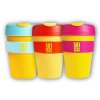 Ostrovit No More Coffee Mug 340ml hrnek se šroubovacím víčkem (Varianta žluto červený)