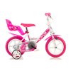Dino bikes Dětské kolo Dino Bikes bílo-růžové 12 palců  + šťavnatá tyčinka ZDARMA