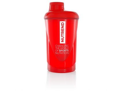 NUTREND Shaker se sítkem (Objem 600 ml, Barva Červená)