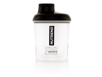NUTREND Shaker mini (Objem 300 ml, Barva Průhledná & černá)