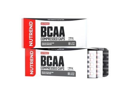 NUTREND BCAA Compressed Caps (Kapsle 120 kapslí)