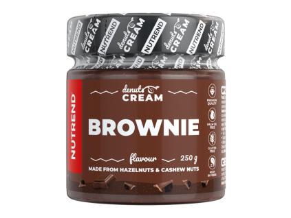 NUTREND Denuts Cream (Balení 250 g, Příchuť Brownie)