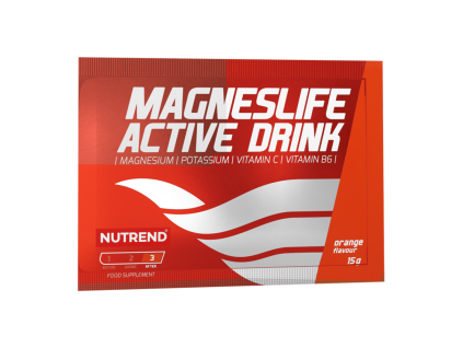 NUTREND Magneslife Active Drink (Balení 15 g, Příchuť Citron)