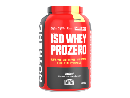 NUTREND Iso Whey Prozero (Balení 2250 g, Příchuť Bílá čokoláda)