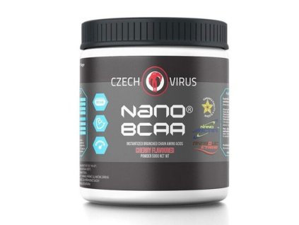 Czech Virus Nano BCAA (Velikost balení 500 Gramů, Příchuť Ananas)