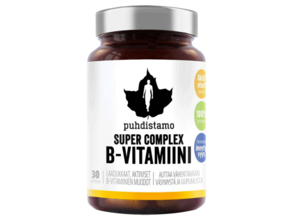 Puhdistamo Super Vitamin B Complex (Velikost balení 30 Kapslí)