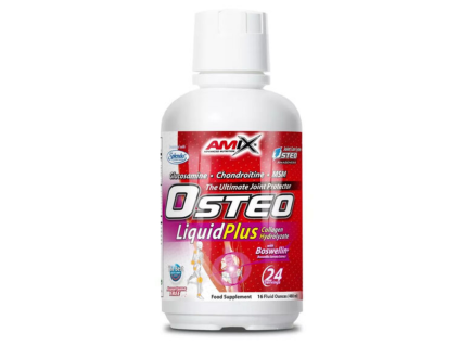 Amix Osteo Liquid Plus (Velikost balení 480ml, Příchuť Čokoláda)