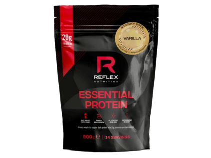 Reflex Essential Protein (Velikost balení 500 Gramů, Příchuť Čokoláda, Karamel)
