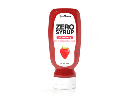 d6815cf3edc321 zero syrup strawberry 320 ml gymbeam