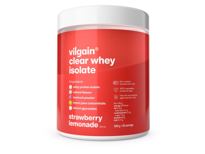 f6984776b6064b vilgain clear whey isolate strawberry lemonade 500 g