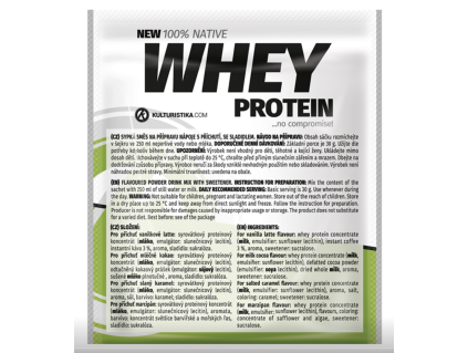 100% WHEY PROTEIN - Vanilkové latte
