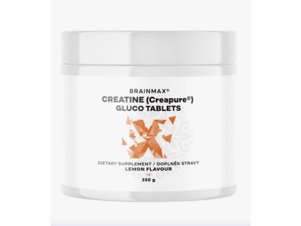 BrainMax Creatine Creapure® Gluco tablets Lemon - 1 tableta (vzorek)