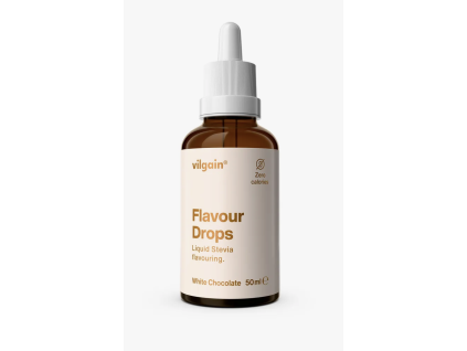 Vilgain Stevia drops 50 ml - Bílá čokoláda