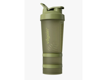 Vilgain Shaker Pro 2Go - Moss 450 ml + 150 ml + 100 ml
