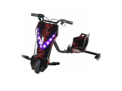 679cc12134e512dbac6ce7f4 TRÓJKOŁOWY GOKART ELEKTRYCZNY SKUTER POJAZD DESKOROLKA HULAJNOGA DRIFTUJĄCA2
