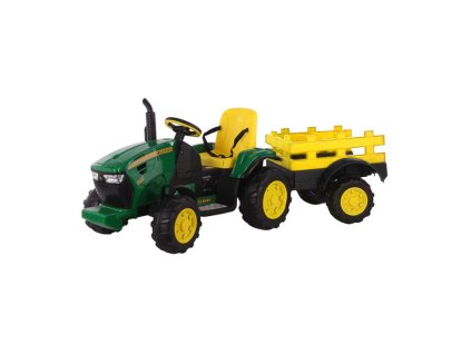 6793727ccc17e966bf8a4a5c TRAKTOR NA AKUMULATOR POJAZD ZABAWKA Z PRZYCZEPKA POMPOWANE OPONY MUZYKA BUJAK DLA DZIECI003