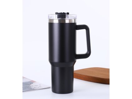 674f4644bfc046e93ffb065d KUBEK TERMICZNY TERMOS CZARNY ZE SLOMKA STAL NIERDZEWNA UCHWYT NA CIEPLE ZIMNE NAPOJE RURKA 4