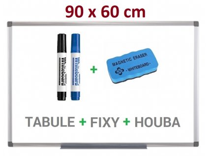 Magnetická bílá tabule Supraviz 90x60