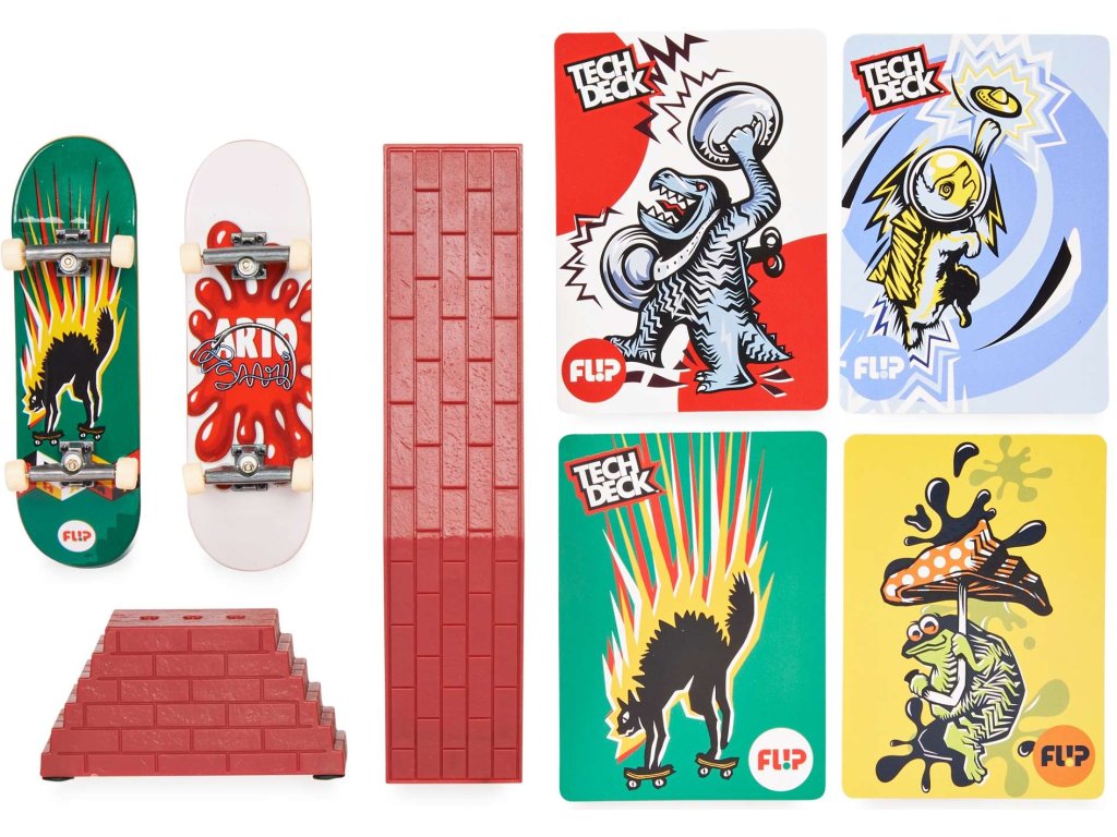 Tech Deck Fingerboard VS Series Flip deck v nájezdové stěně Supr Hračky
