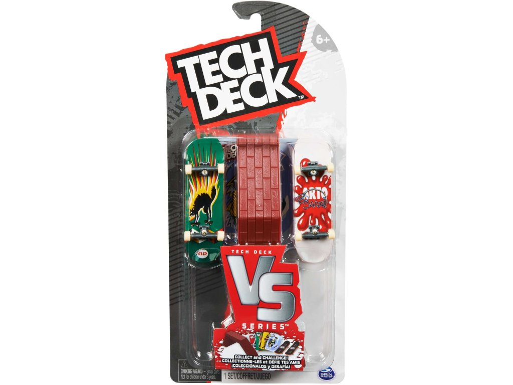 Tech Deck Fingerboard VS Series Flip deck v nájezdové stěně Supr Hračky