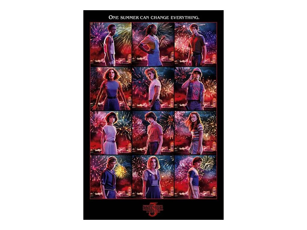 plakat stranger things character montage 5f2ccf6a60206