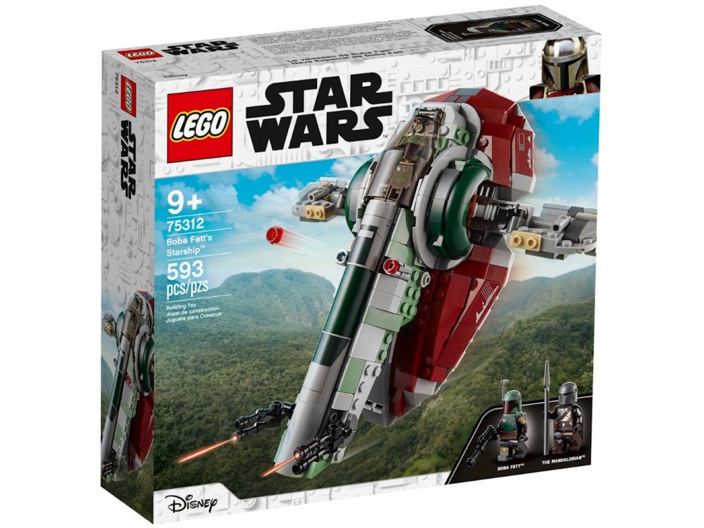 LEGO® Star Wars™ 75312 Boba Fett a jeho kosmická loď - Supr Hračky
