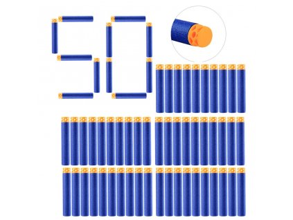 Alternativní Šípy pro Nerf - Waffle - měkká hlavička 50 kusů