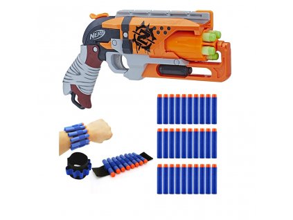 Nerf Zombie Strike Hammershot A4325 + opasek +30 šípů