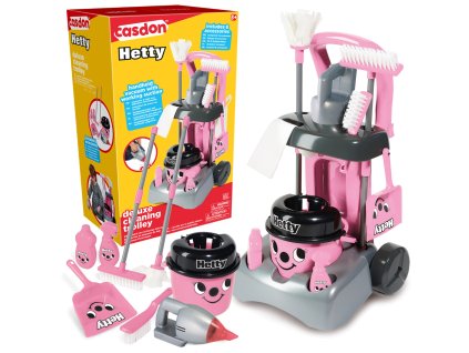 Casdon 675 Hetty Deluxe úklidový vozík s vysavačem a mopem