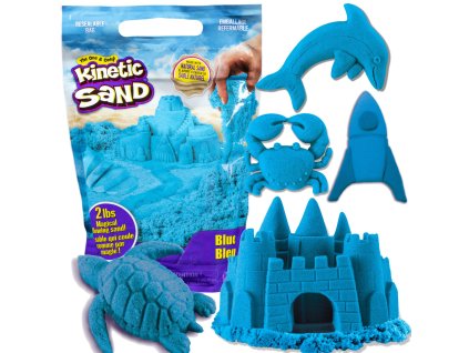 Kinetický písek kinetický písek živé barvy modrý 900g+