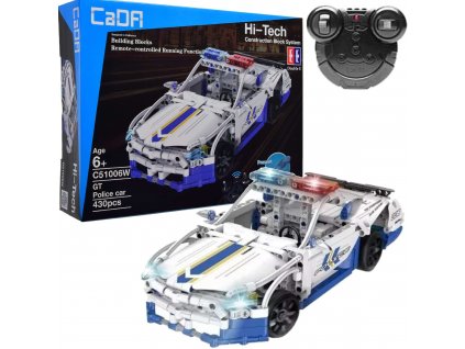 Cada Hi-Tech Dálkově ovládané policejní auto cihly 430 prvků  C51006W
